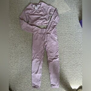 Gymshark Lavender Long Sleeve Set